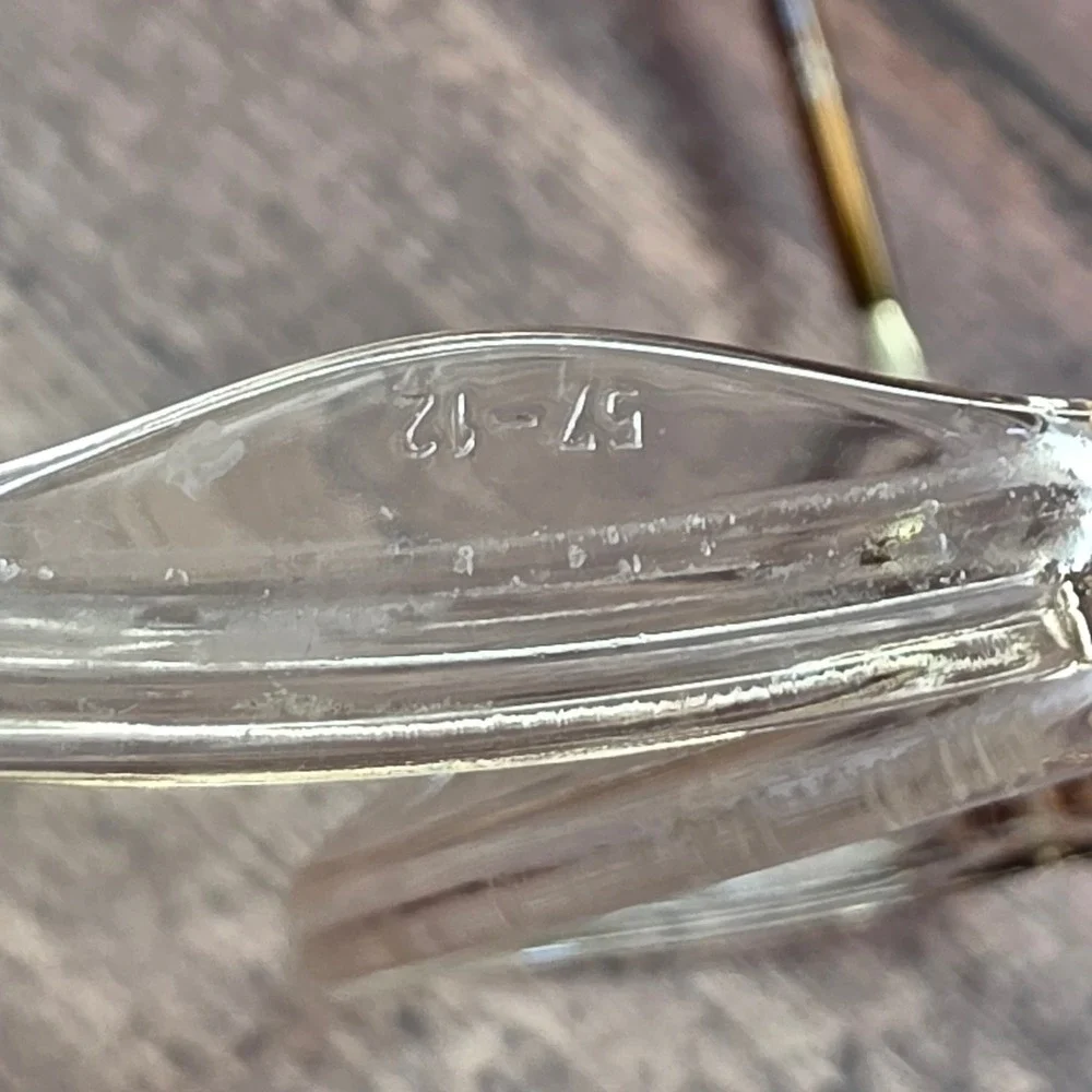 Silhouette SPX M 1849 Vintage Oversized Geometric Clear Tortoise Eyeglass Frames